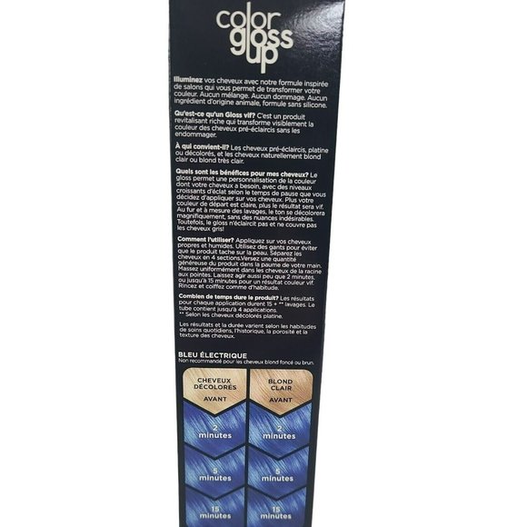 Clairol Color Gloss Up Semi-Permanent Toning Hair Color Dye, Out of the Blue - Picture 2 of 5